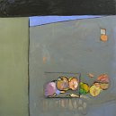 Voir fruits 1 - 100x100 - huile sur toile